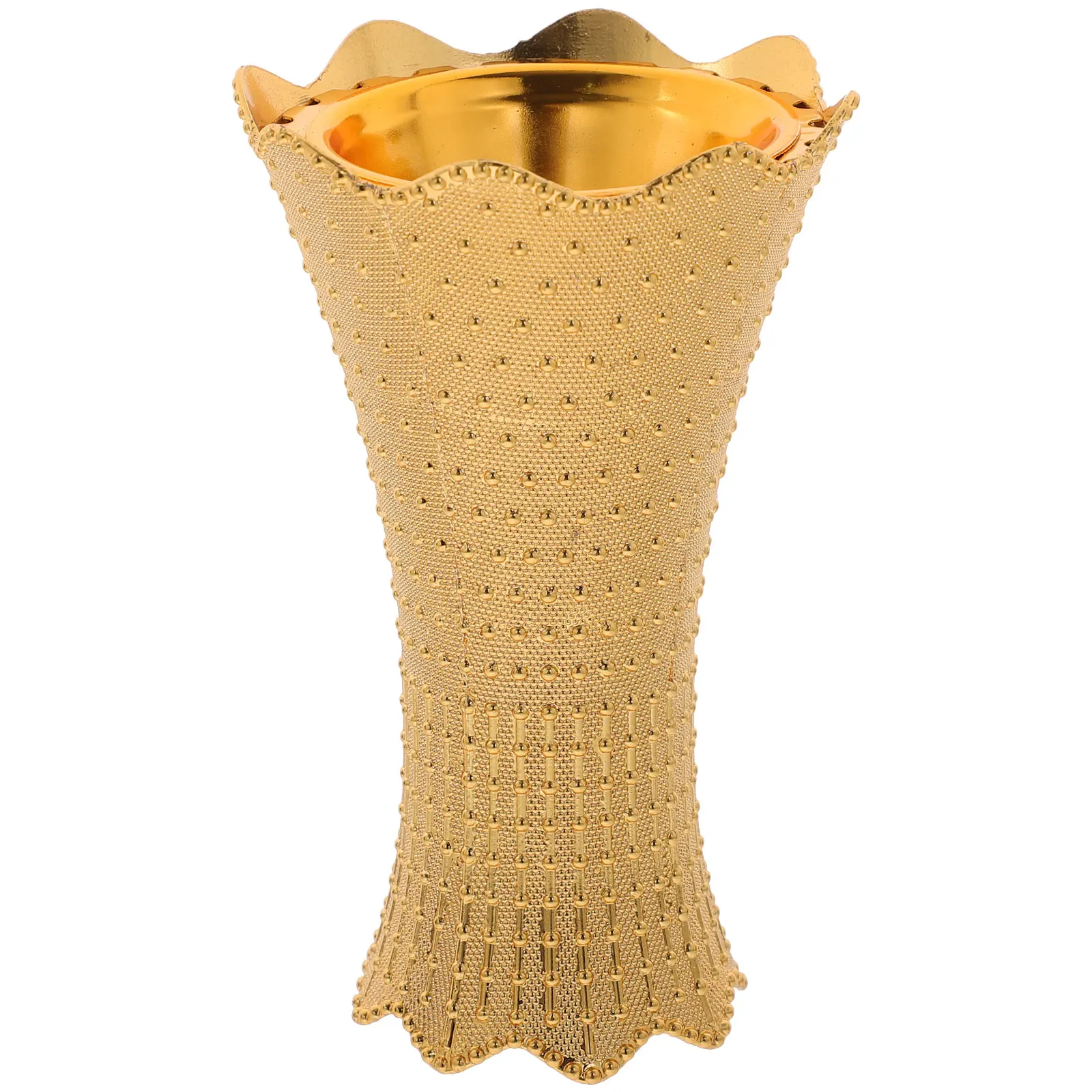 

Incense Burner Bakhoor Table Stick Retro Censer Aluminum Alloy Golden Small Indoor Vintage Decor Arab Festivals Hollow Censer