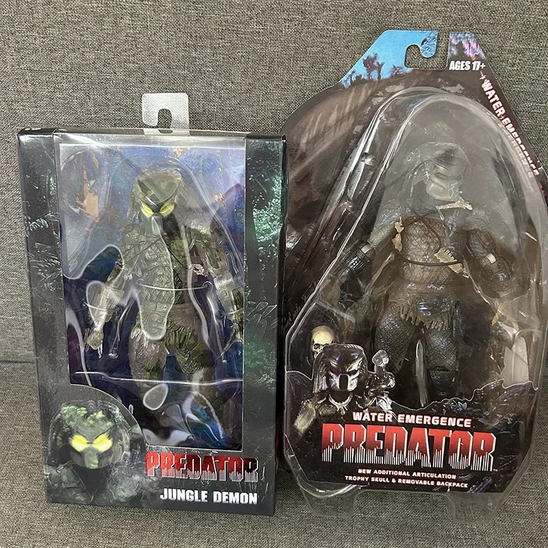 NECA Predator Jungle Demon Water Emergence 22CM PVC Action Figure Collectible Model Toys