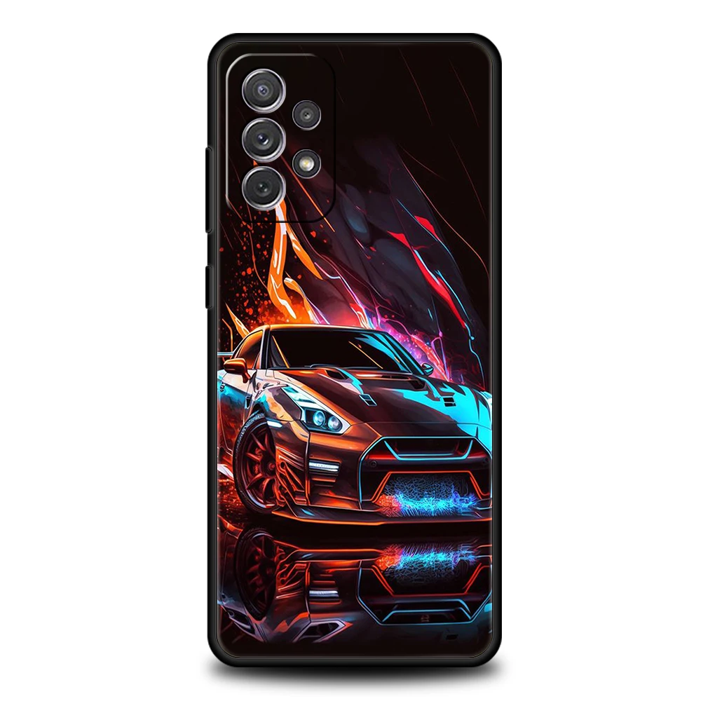 Drift Sport Auto Telefon Fall für Samsung Galaxy A55 A35 A15 A14 A25 A54 A51 A71 A72 A73 A32 A52 A52S A41 5G Silikon Shell Capas – Detail 7