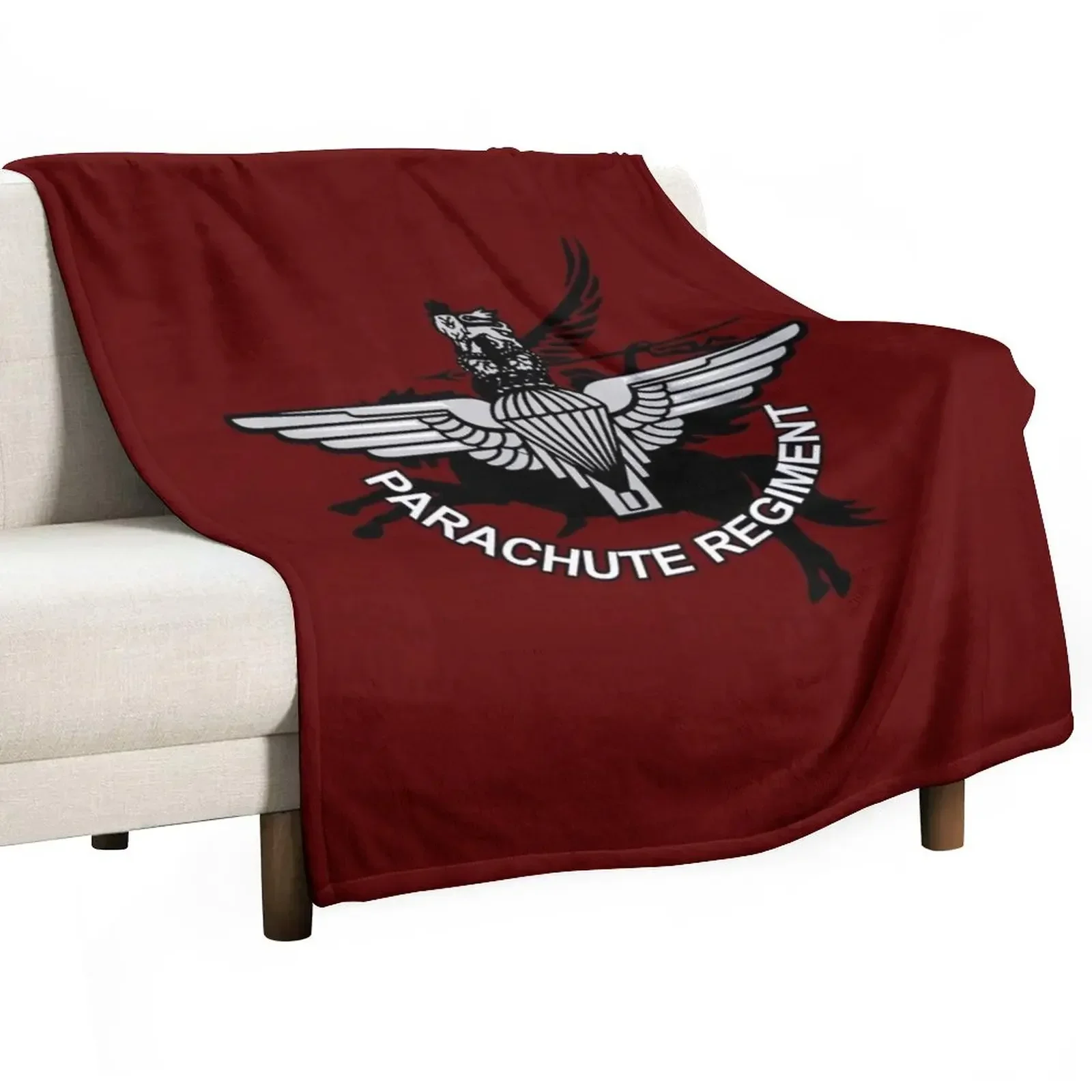 Parachute Regiment Throw Blanket Flannel Camping blankets and throws Blankets