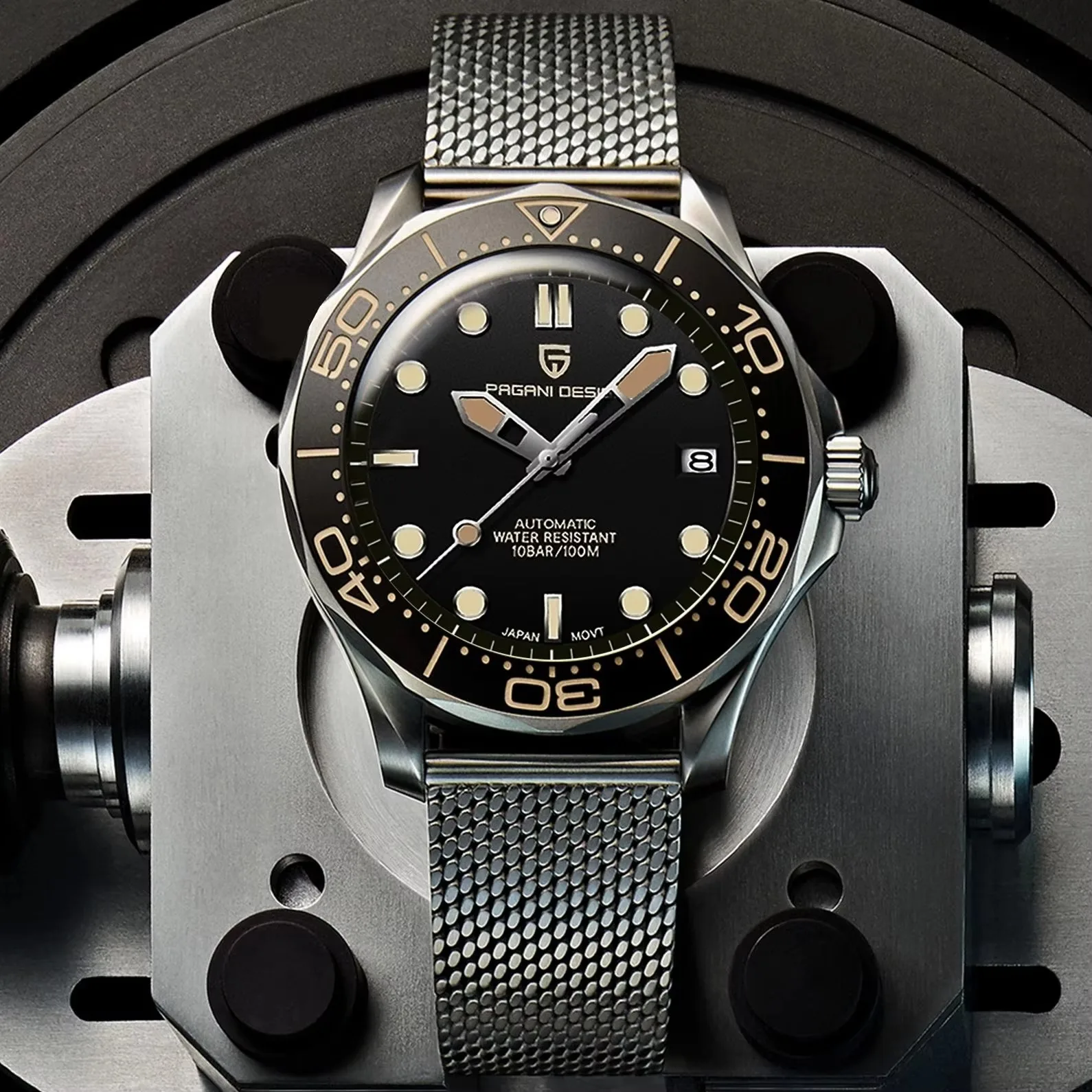 PAGANI DESIGN Men's Watches Luxury Automatic Watch For Men 2025 New 100M Waterproof Mechanical Wristwatch Men Sapphire crystal
