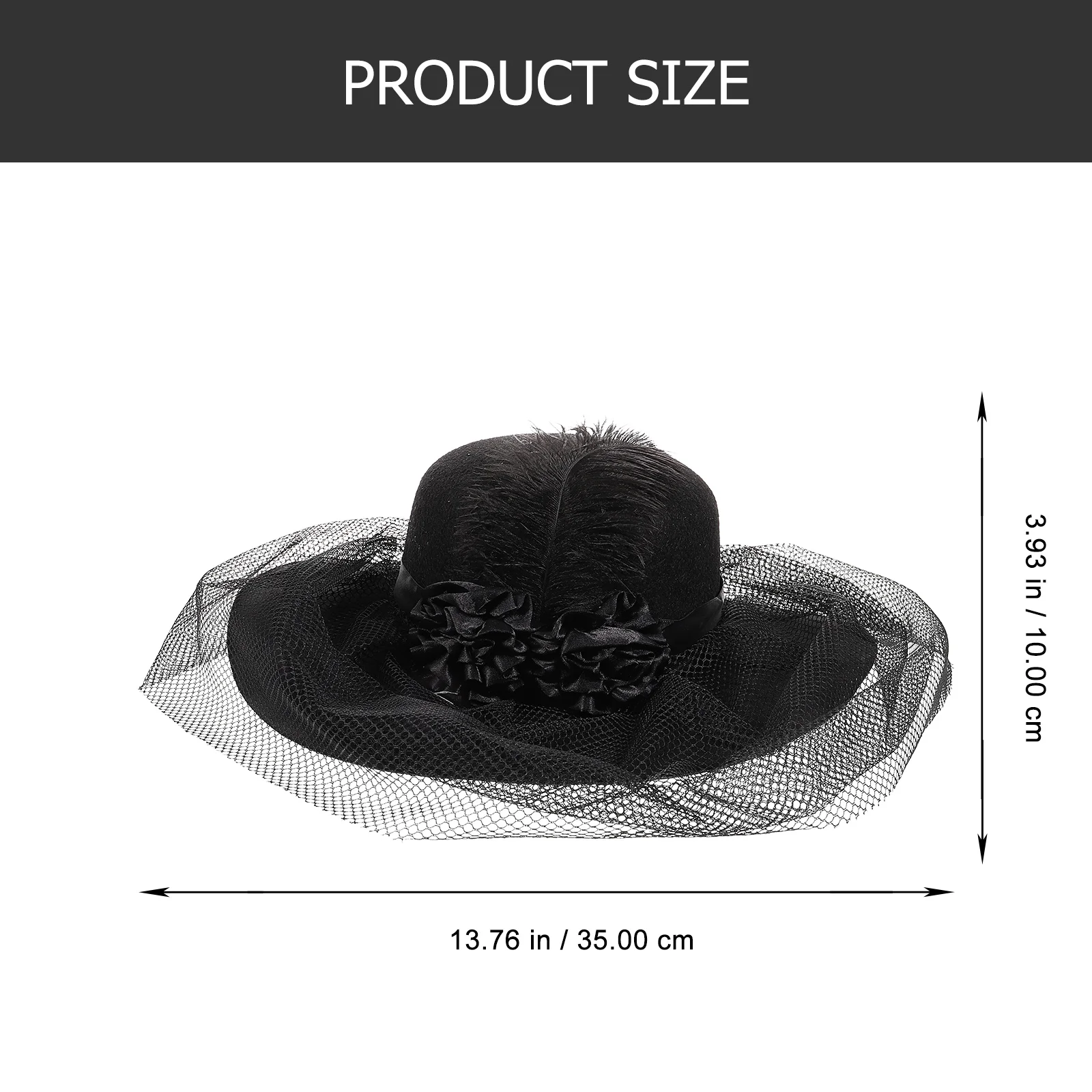 

Fascinator Hat Gauze Elegant Decorative Tea Party Hat Bride Wedding Banquet Women's Fashionable Headwear Banquet Headwear