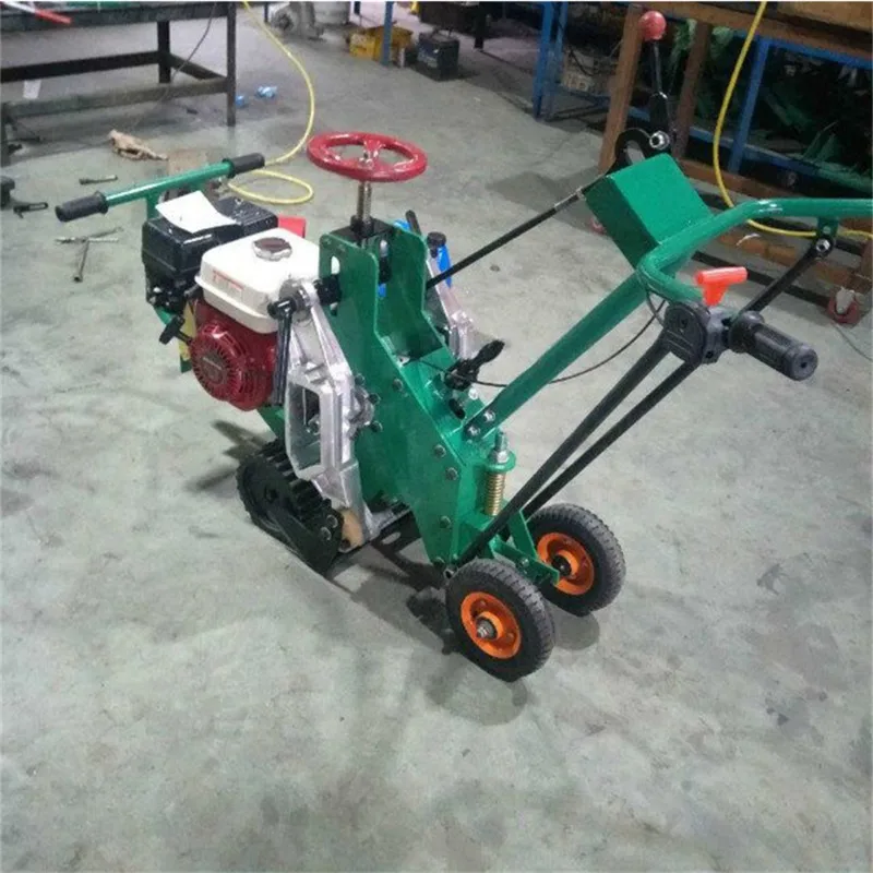 Hand-held follow-up turf shovel, pasture lawn cutting and transplanting machine
