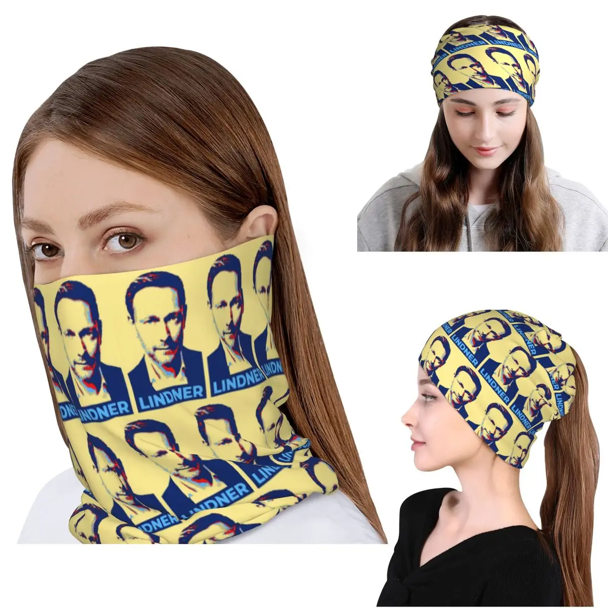 

Legend Christian Lindner Minister Of Finance Bandana Neck Gaiter Wrap Scarf Multi-use Face Mask Beanies Hat Unisex Washable