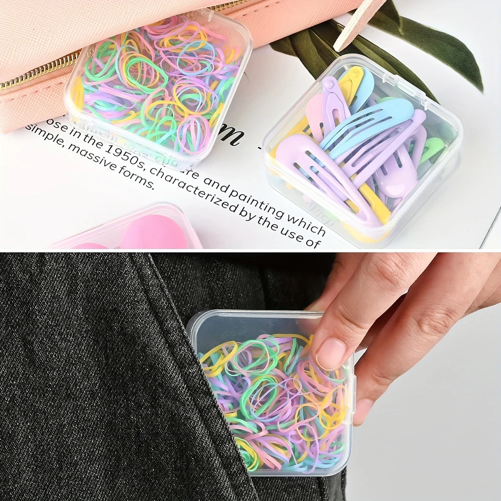 Beads Organizer Box 30pcs Small Clear Plastic Bead Storage Containers with Hinged Lid for Storage of Small Items Crafts Jewelry