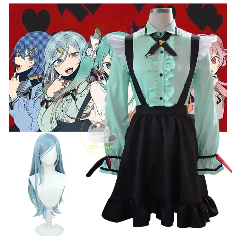 مشروع Sekai المرحلة الملونة! الفذ. المزيد من القفز Kiritani Haruka Hanasato Minori Momoi Airi Hinomori Shizuku أزياء تنكرية