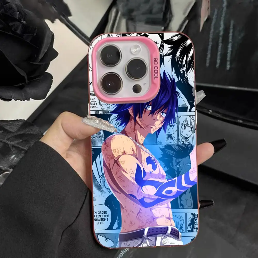 حافظة لهاتف آيفون 17 16 15 14 13 12 11 X XR XS 8 7 Air Pro Max Plus غطاء ملون وردي شفاف