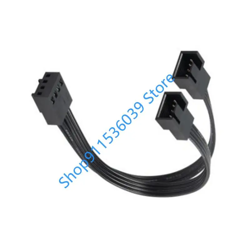 45BB Computer 4pin PWM Venditore PWM Cavo da 1 a 2 Ways Splitter Black Black Black Extension Cavo Connectors