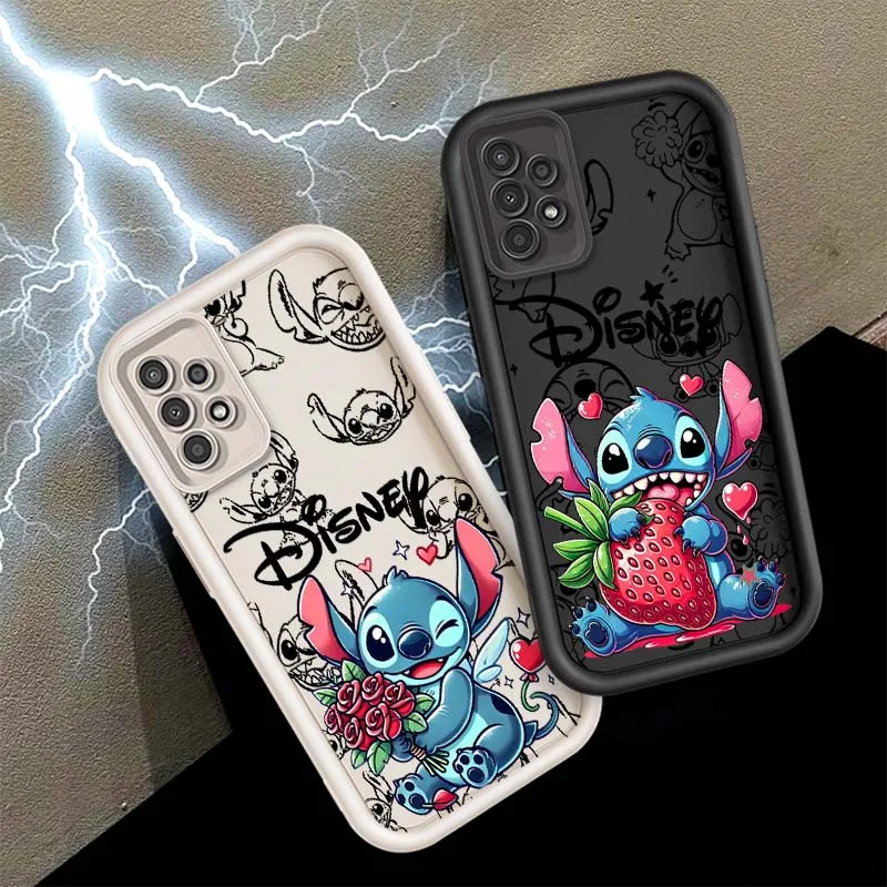 

Disney Anime Stitch For Samsung A73 A72 A56 A55 A54 A53 A35 A32 A25 A23 A21s A14 A05 5G Eye Ladder
