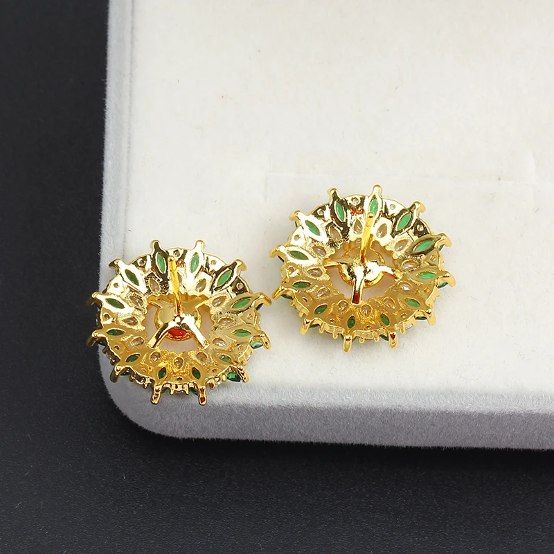 

1 пара позолоченных медных серег-гвоздиков E210 с жемчугом и серебряной иглой S925, фурнитура для изготовления ювелирных изделий, аксессуары для DIY украшений