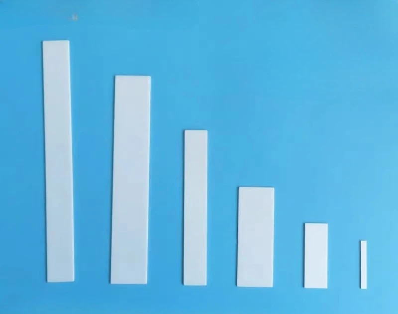 Rectangle alumina ceramic sheet 10X145/150/280/40X70/32X100/50X130mm supports customization