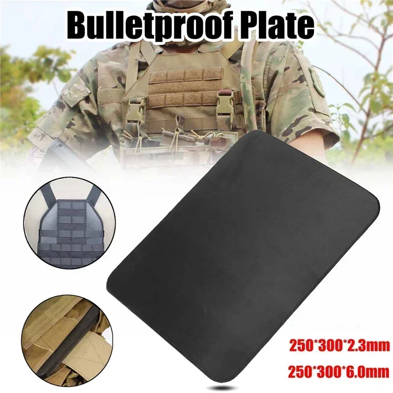 

2.3mm 6mm Tactical NIJ IIIA Bullet Proof Plates Ballistic Bulletproof Board Backpack Armor Panel Pair Set Ballistic Shield Pads