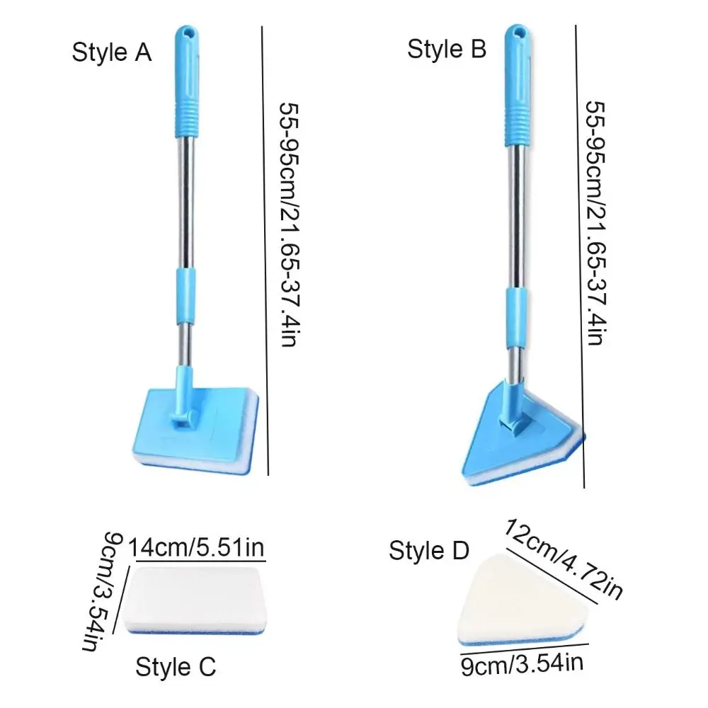 180 °   Регулируемая губка, щетка для чистки, двусторонняя телескопическая щетка для чистки аквариума, скруббер, длинная ручка, щетка для чистки аквариума