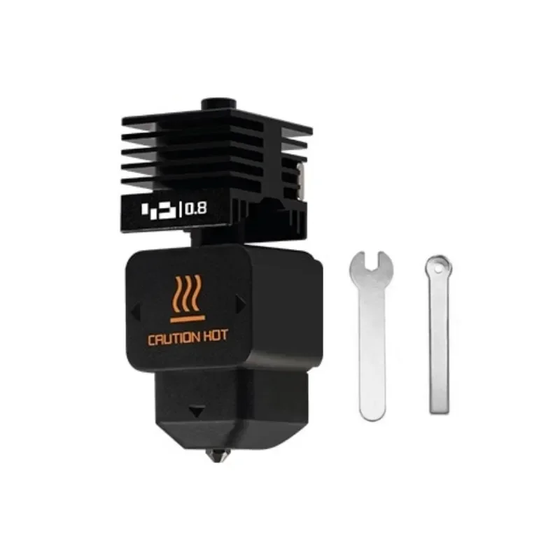 Voor Bambu Lab H2D X2D Hotend Kit 0.2/0.4/0.6/0.8mm gehard stalen nozzle hotend voor H2D H2S hotend vervanging 3D-printer onderdelen