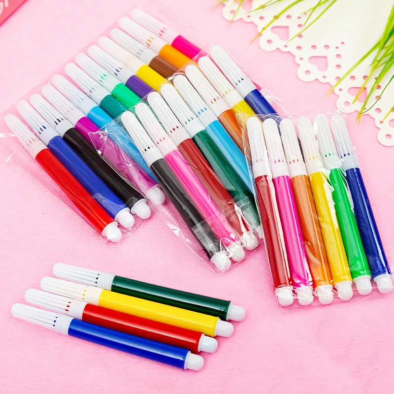 Mini Color Pen Children Kindergarten Coloring Painting Watercolor Pen Graffiti Stationery