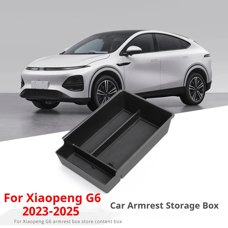 

for Xiaopeng Xpeng G6 2023-2025 ABS Car Central Control Armrest Storage Box for Xpeng G6 Organize Interior Accessories
