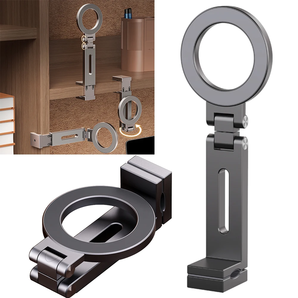 

Магнитный держатель для телефона в самолете, предметы первой необходимости для путешествий 360° ° Вращающаяся складная подставка для телефона для iPhone 15 Pro Max 14 13 12 серии