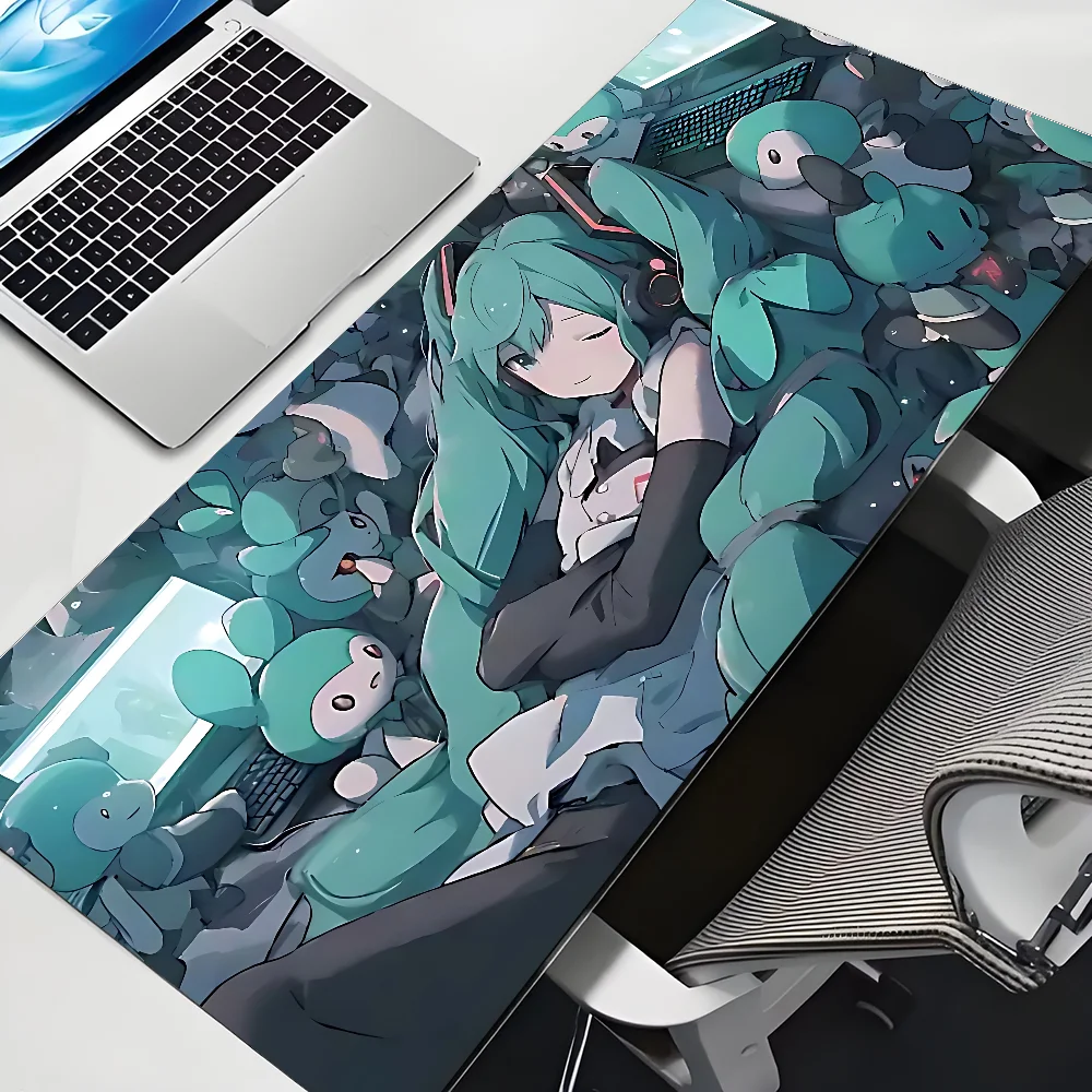 H-Hatsune M-Miku Mousepad Mousepad New Arrivals Large Gaming Mousepad L XL XXL Gamer Mouse Pad Size For Keyboards Mat