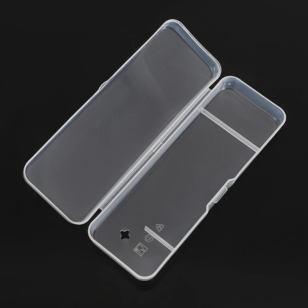 High Quality Transparent Double Edge Razor Storage Box Men Classic Shaver Case Shaver Storage Box Razor Accessories 1 PC