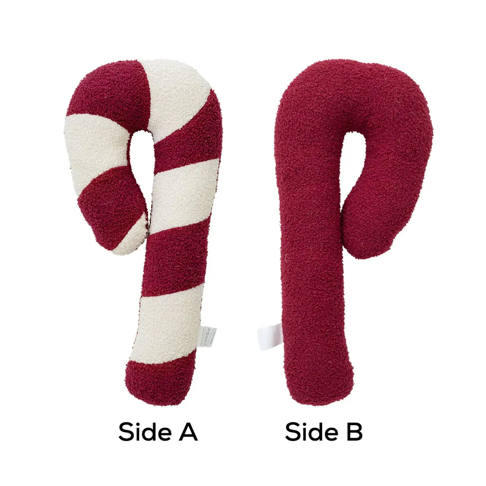 Almofadas de doces de natal macio bonito pirulito natal macio em forma de doces travesseiros de pelúcia para mulheres adultos corpo volta ombro braço quadril