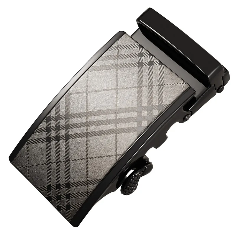 

Лидер продаж 2025 года, автоматическая застежка на пояс - пряжка ремня из цинкового сплава для мужчин, регулируемая (1,5-1,8 дюйма)