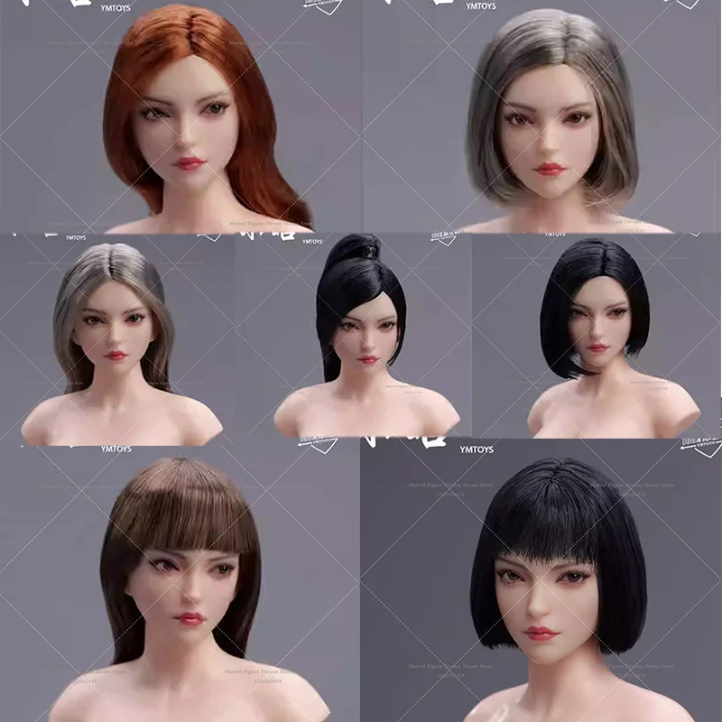 

YMTOYS YMT106 A/B/C/D/E/F/G 1/6 Scale Head Sculpt Various Asian Female Head Carving Moving Eyes For12-inch Action Figure Soldier