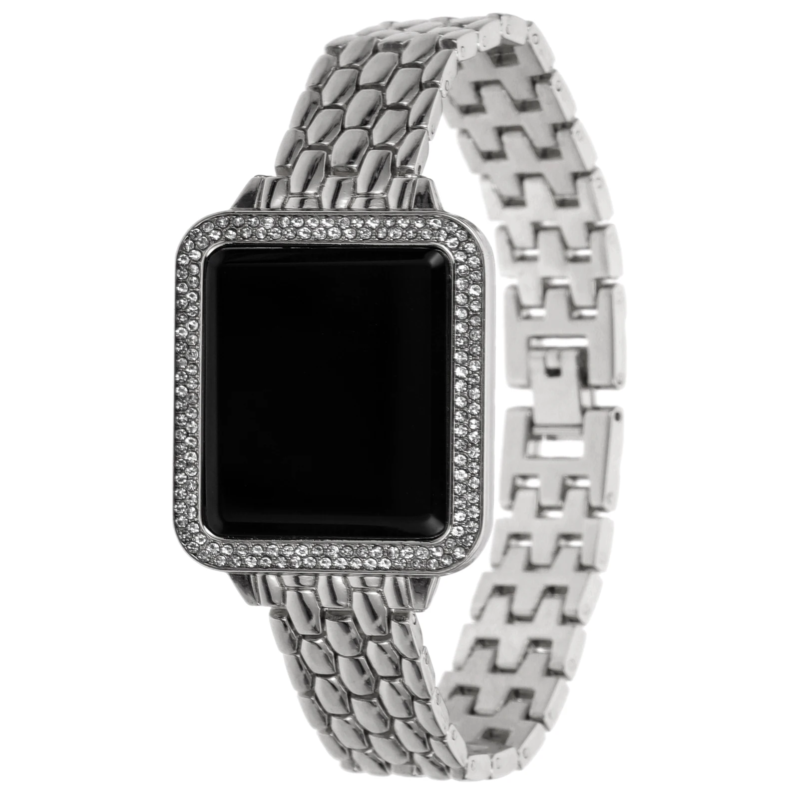 นาฬิกาข้อมือผู้หญิงแฟชั่น ประดับคริสตัล หน้าจอสัมผัส ดีไซน์หรูหรา พร้อมไฟ LED เหมาะเป็นของขวัญ ใช้ได้ทั้งลำลองและทำงาน สไตล์ทันสมัย