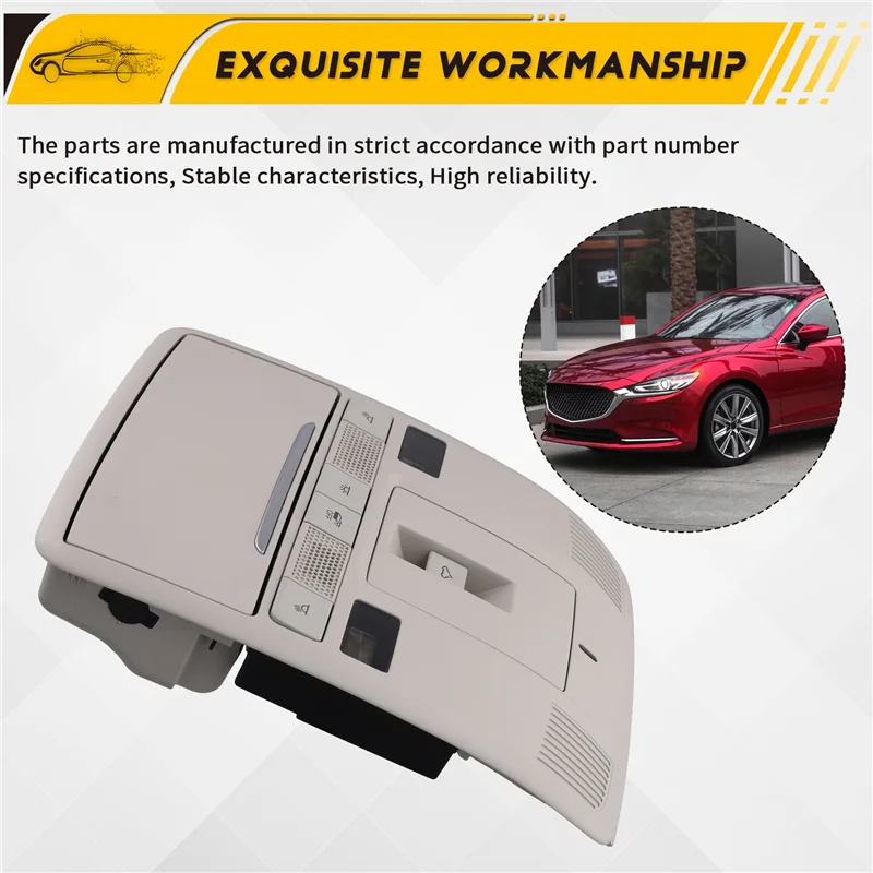 

Для Mazda 6 CX-5 CX-8 CX-9, совместимая с GRF5-69-970B лампа для чтения в сборе, купольный светильник на верхней консоли