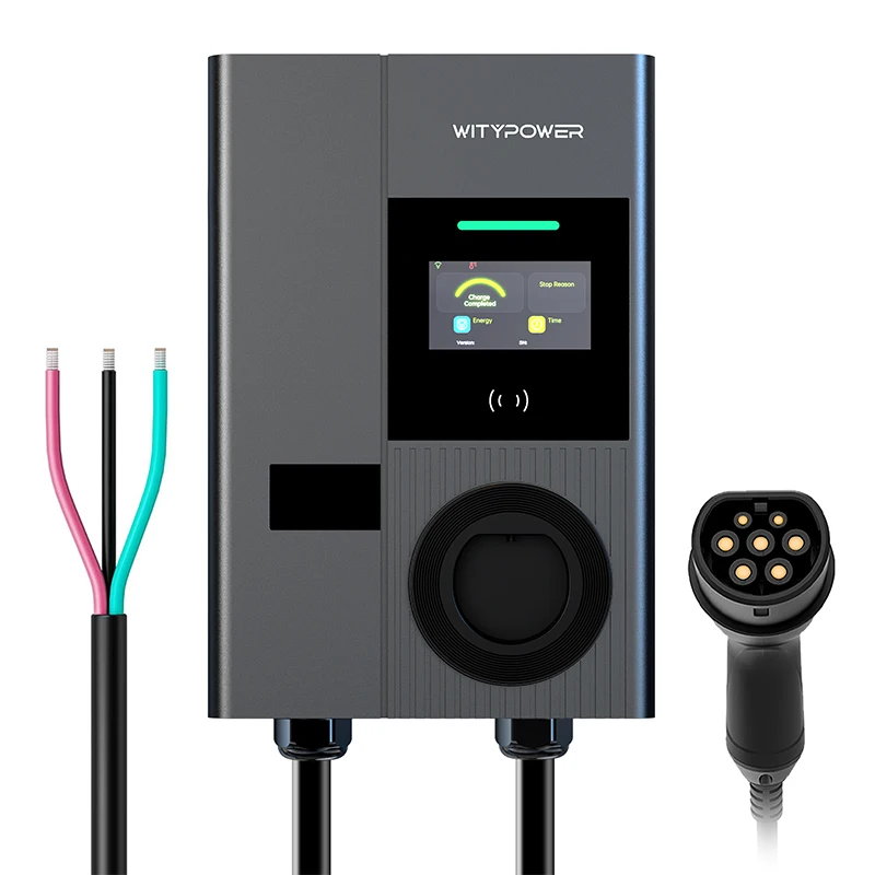 WityPower EV-Ladestation 7kW 11kW 22kW Typ2 Elektroauto-Ladegerät APP-Steuerung Wallbox Fahrzeug-Ladeterminal