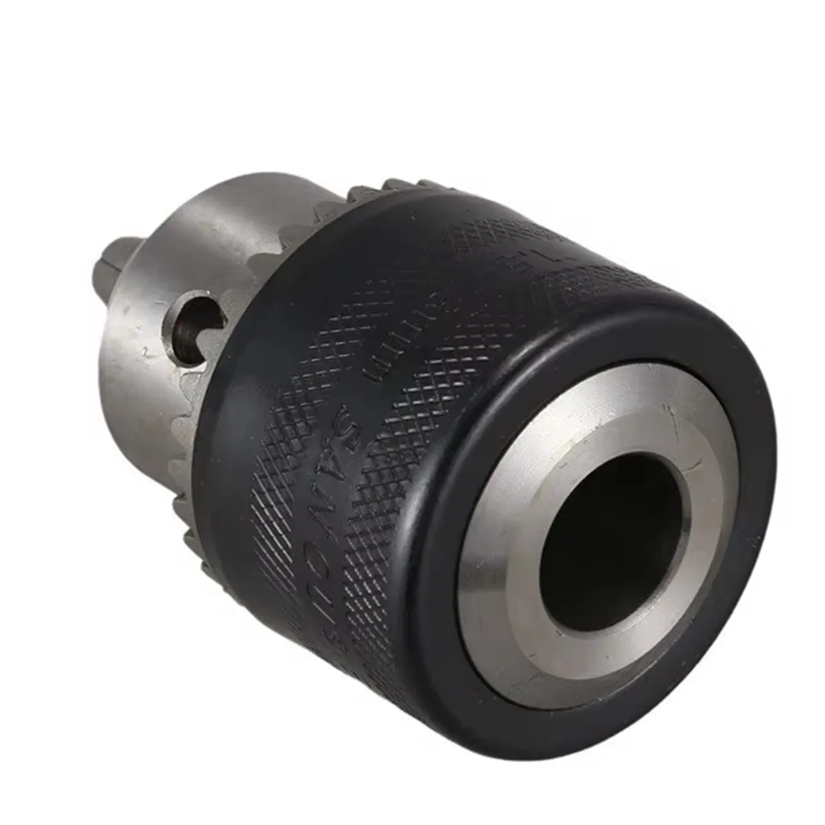 AT59 3-Jaw Drill Chuck 1.5-10mm, Quick Change Adapter with 1/4inch Hex Square Shank for Rotary and Hammer Drills