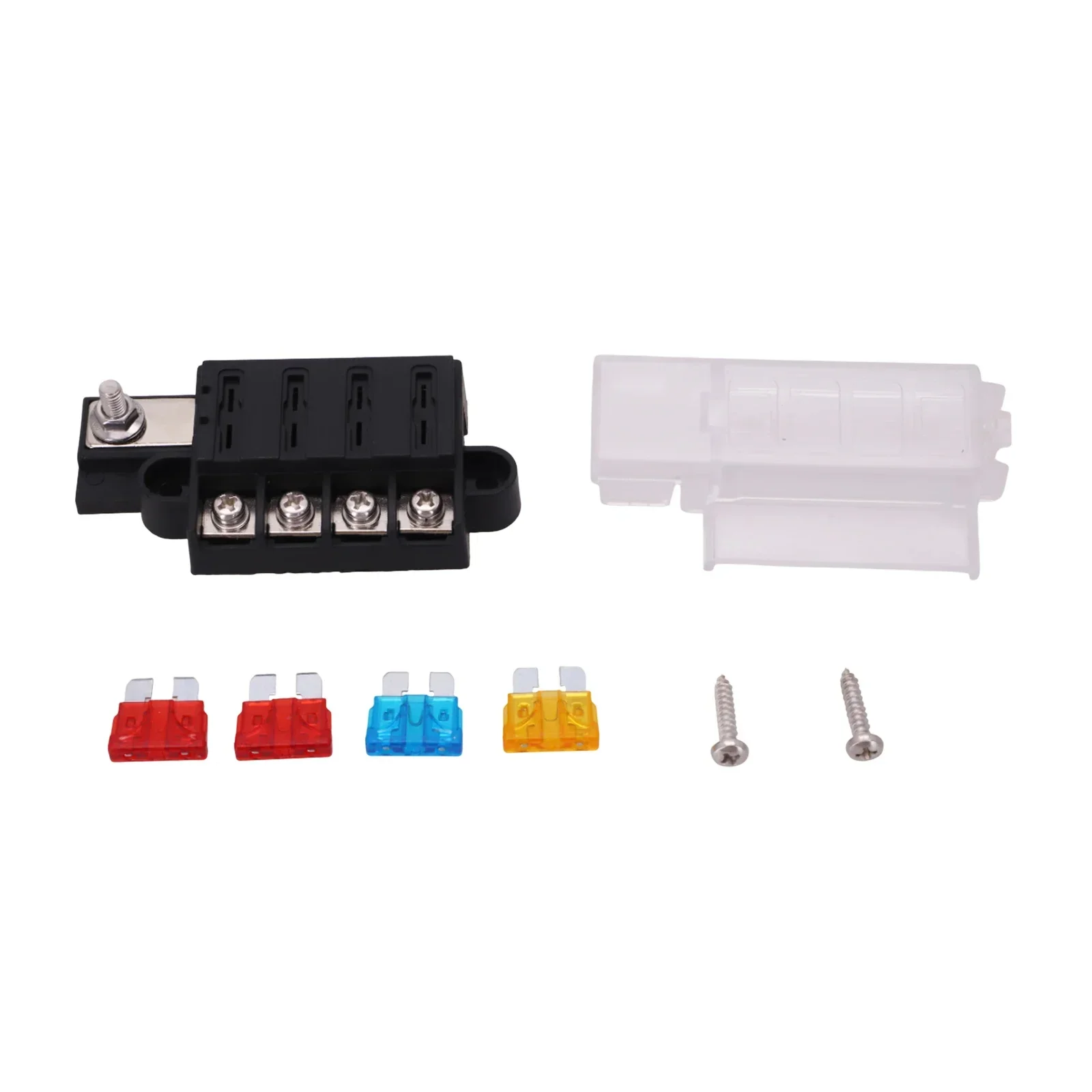 

Space Efficient Design of the 4 Way Fuse Holder Perfectly Suited for Limited Spaces in Various Types of Vehicles and Equipment