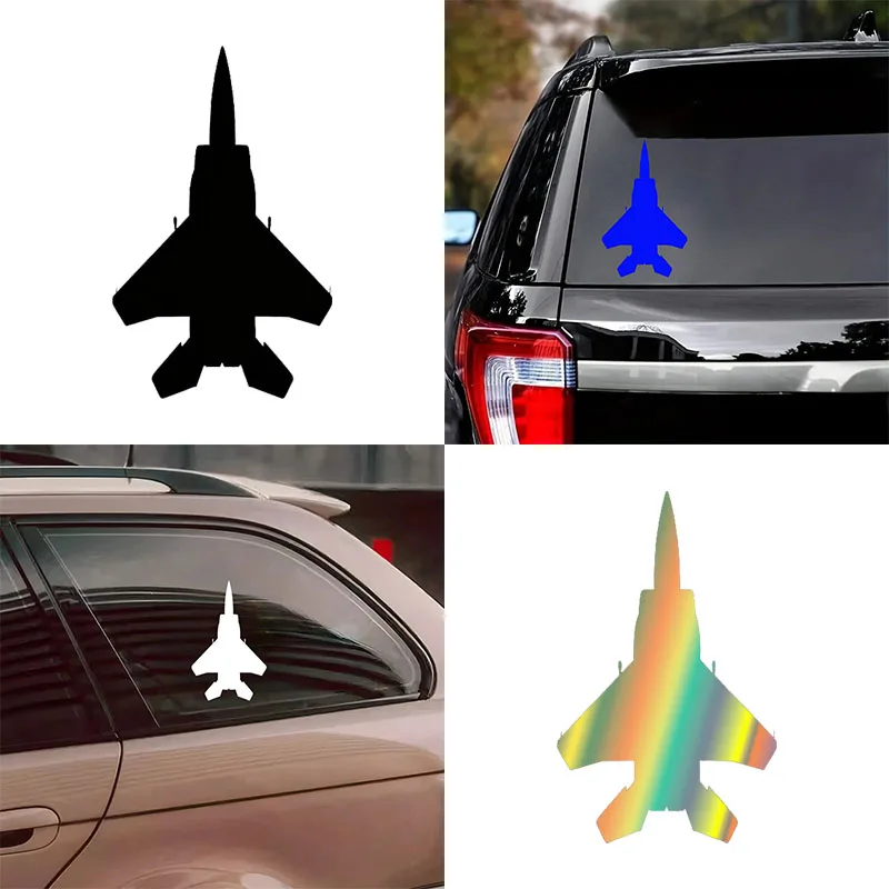 Creative Fighter Vinyl Stickers, Airplane Pattern Stickers, Covering Scratches on Car Helmets, Motorcycle DIY Decorations