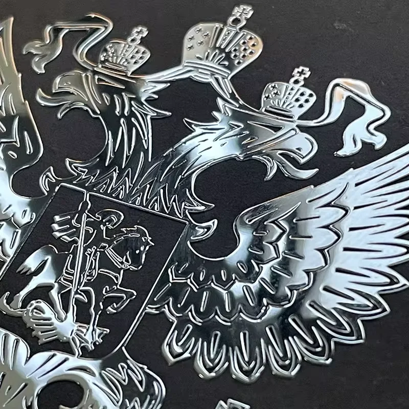 Personalidade russa logotipo de águia de duas cabeças Árvore da vida riqueza árvore adesivo de metal