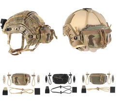 Bolsa trasera universal casco SC batería y contrapeso NVG