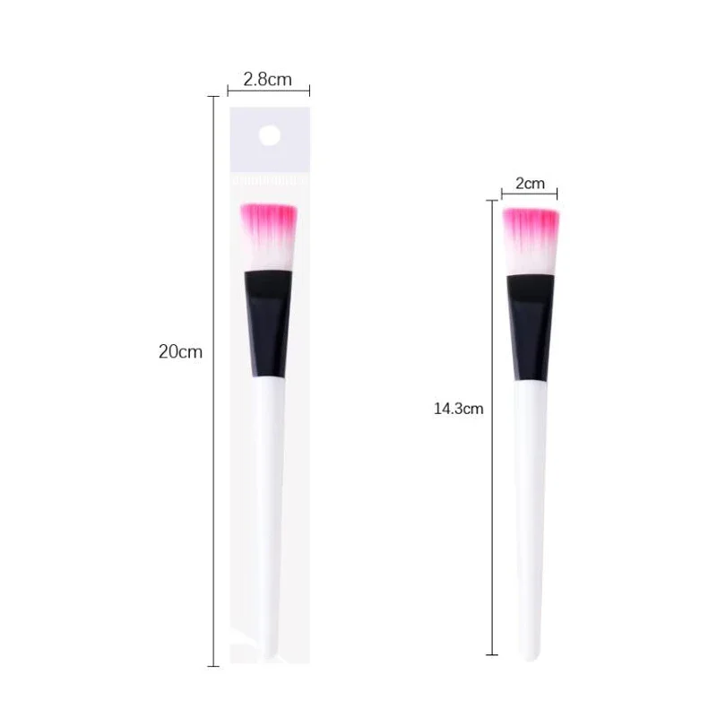 1pcs Gel Acrylic-HandleFacial Mask Brush Makeup Brushes Eyes Face Skin Care Masks Applicator Cosmetics Mask Brush Tool