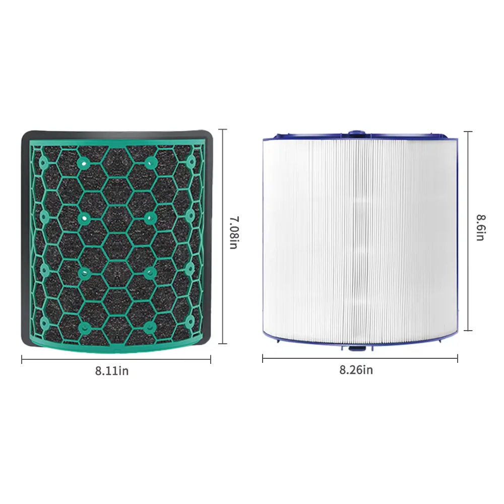 Замена HEPA-фильтра для очистителя воздуха Dyson HP04, TP04, DP04, DP05, TP05, простой в установке HEPA + угольный фильтр для улучшения