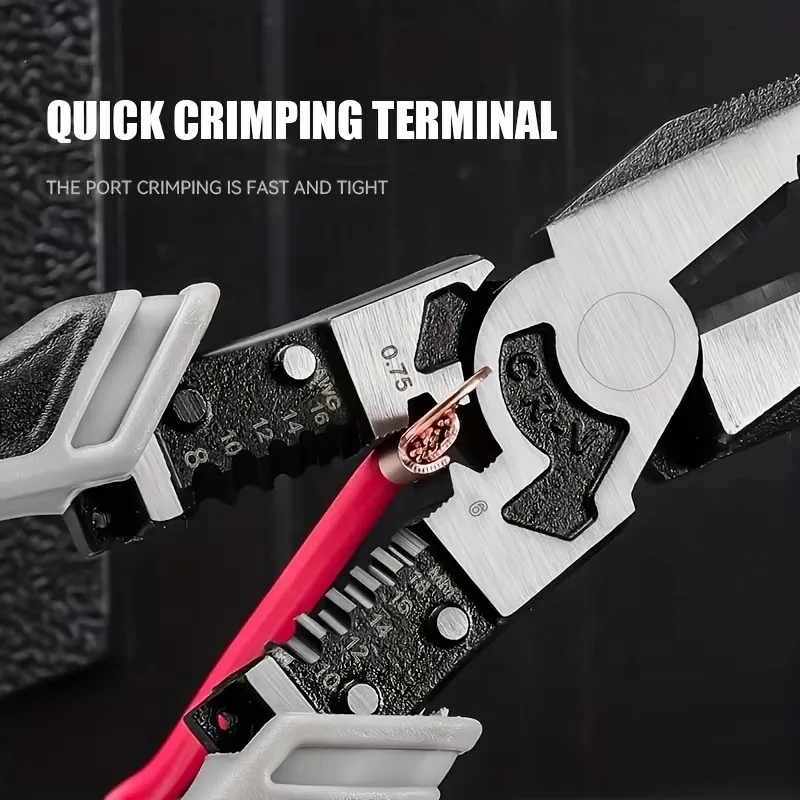 Multifunktionale Universal-Diagonalzange Spitzzange Hardware-Werkzeuge Universal-Drahtschneider Elektriker-Handwerkzeug – Detail 4