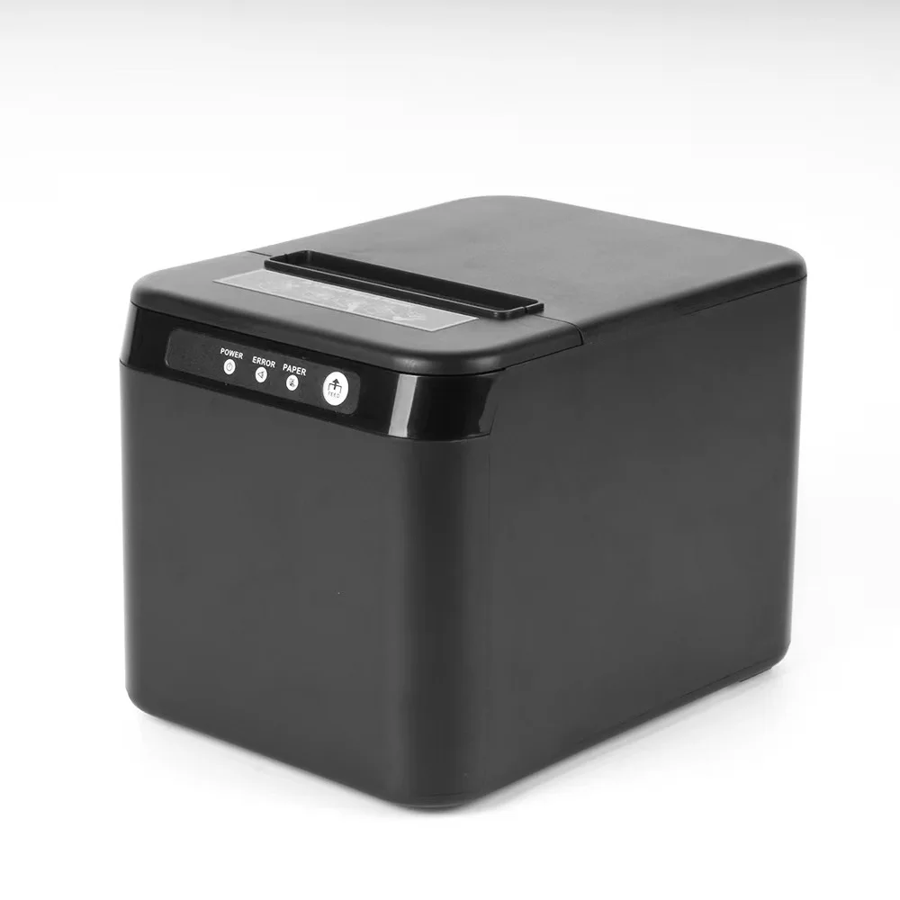 80mm Auto-cut Thermal Printer Black & White Color Printing Machine with 83mm Paper Cabin USB or USB+Bluetooth Connection Max. 2