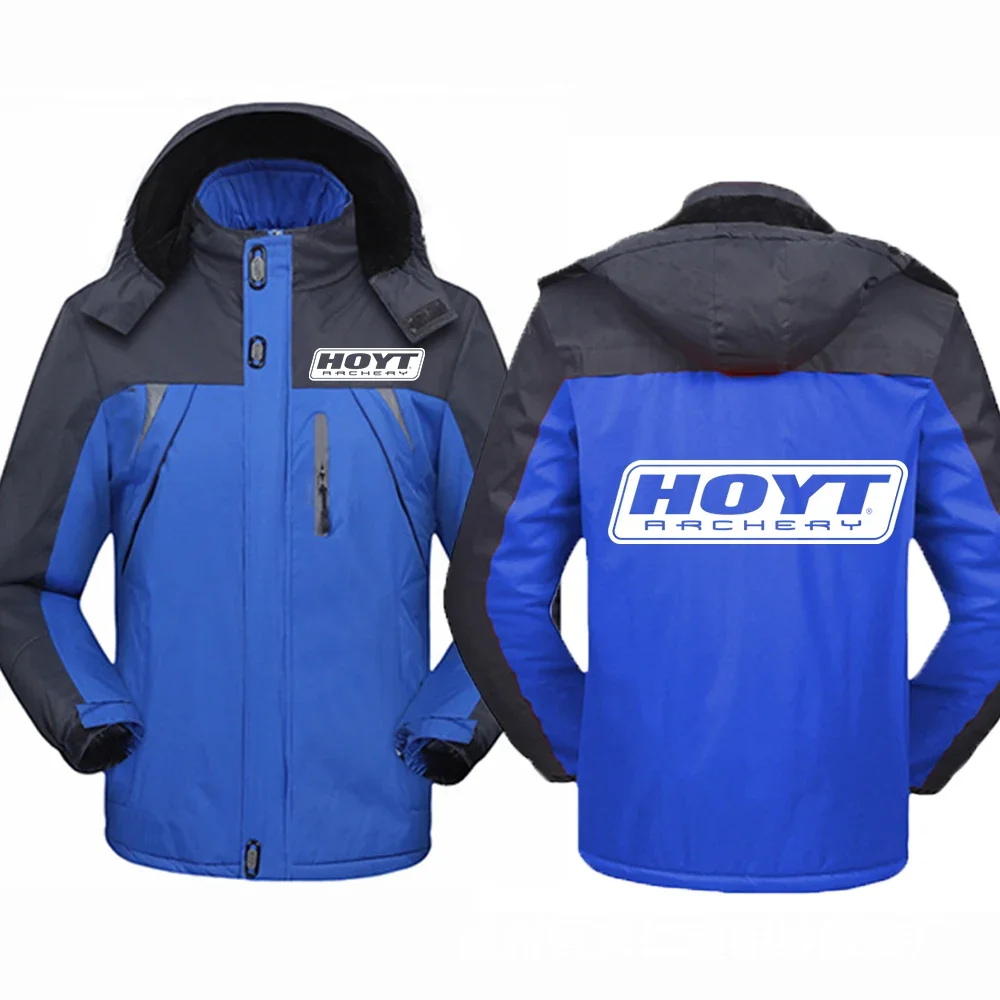 

Hoyt Archery 2024 Men New Winter Thicken Windbreaker Coats Waterproof Warm Outdoor Cold-Proof Mountaineering Clothing Jackets