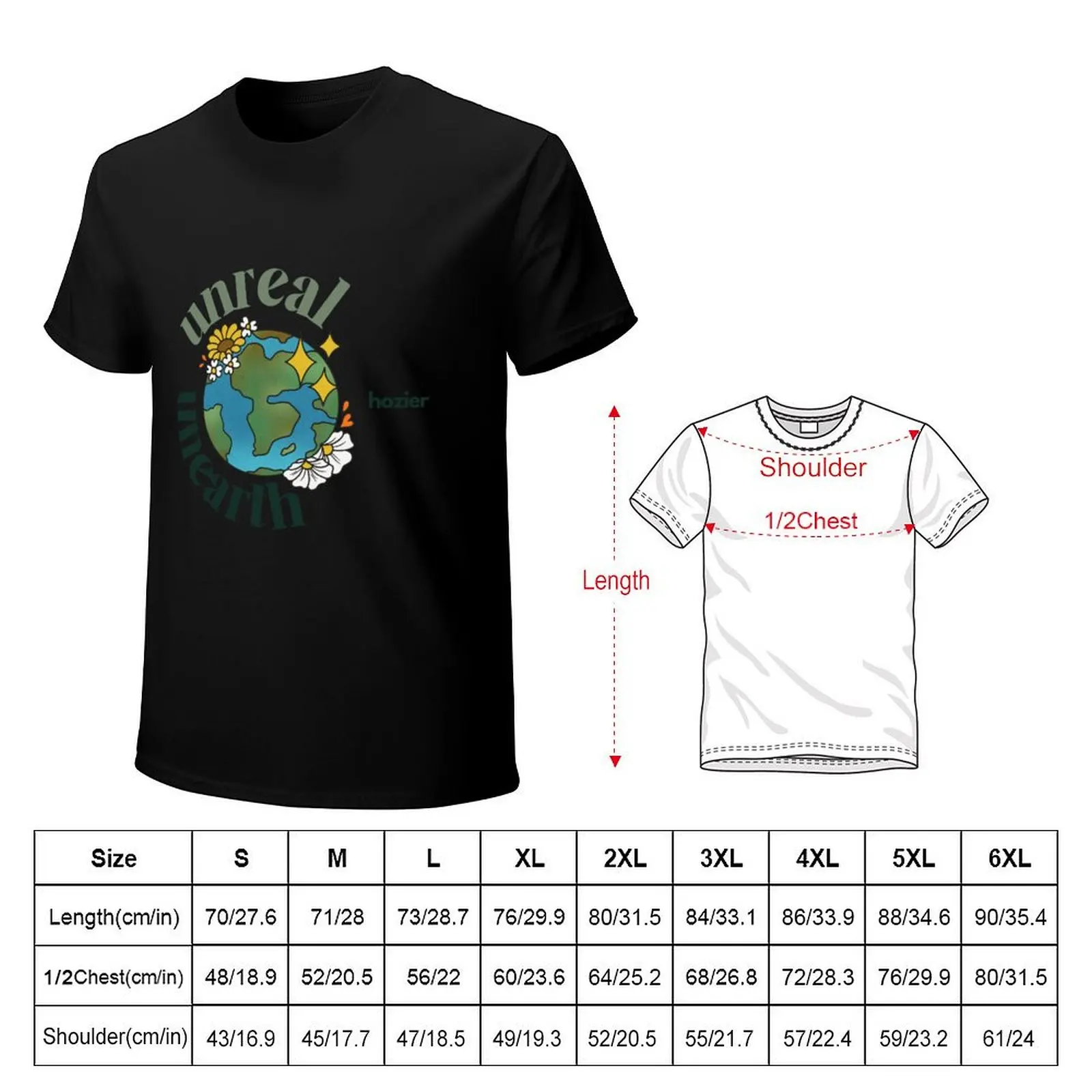 Unreal Unearth Album - Hozier T-Shirt vintage clothes quick drying Men's t-shirt