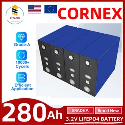 Cornex 10000 Cycle Grade A 3.2V 280ah LFP Lifepo4 Battery Cell 304ah Lithium ilon Batteries For EV Home Energy Storage System