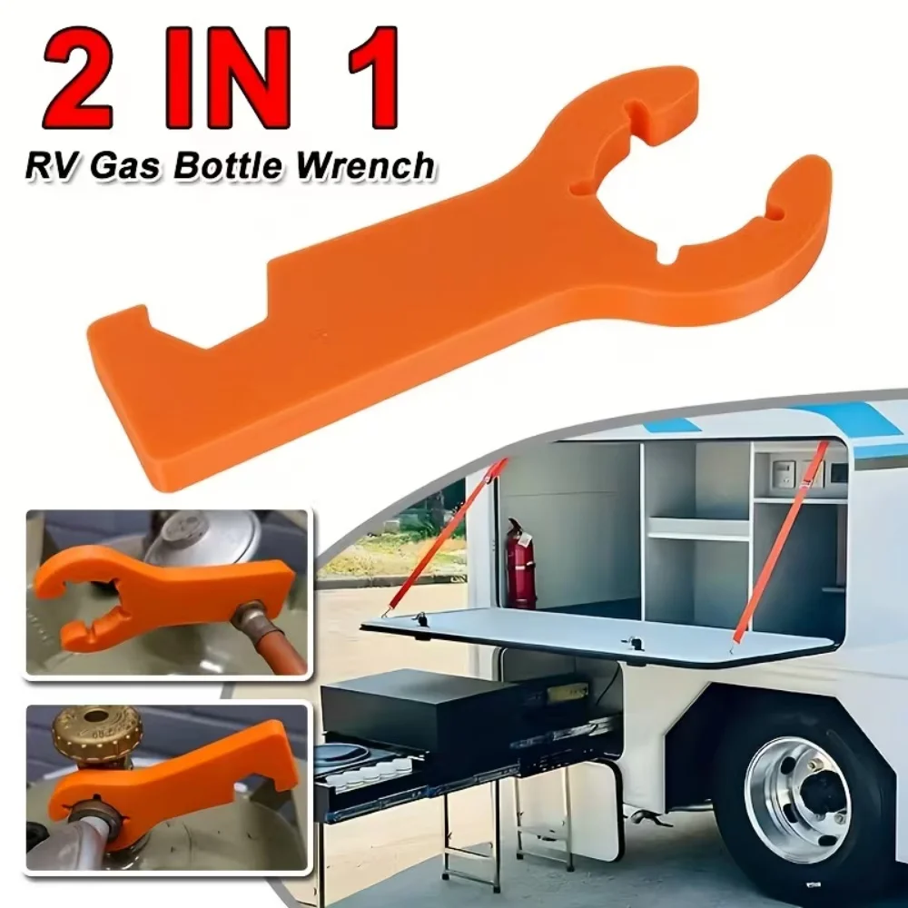 2-In-1 RV Multi-Function Wrench Ergonomic Handle And Mechanism Compatible With Rv Grill Camper BBQ Oven And RV