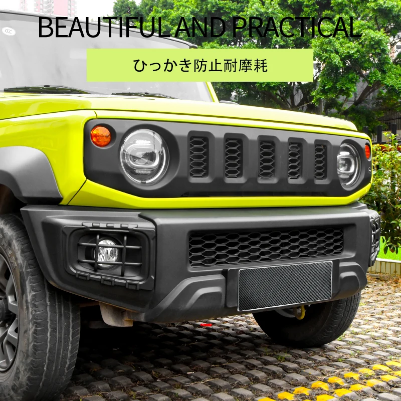 سيارة الجبهة الضباب يغطي الديكور تقليم واقية التصميم اكسسوارات ل جيمي JB64 JB74 2024 2023 2022 2021 2020 2019