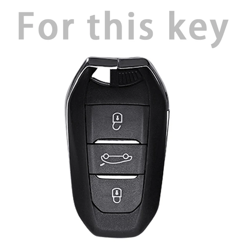 ฝาครอบเคสกุญแจรีโมทรถยนต์ TPU สำหรับ Peugeot 308 408 508 2008 3008 4008 5008Citroen C2 C4 C6ปิกัสโซ่แกรนด์ DS3 DS5