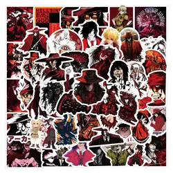 60Pcs Anime Hellsing Stickers Graffiti for Laptop Luggage Motorcycle Phone Case Cartoon Funny Decal Toys