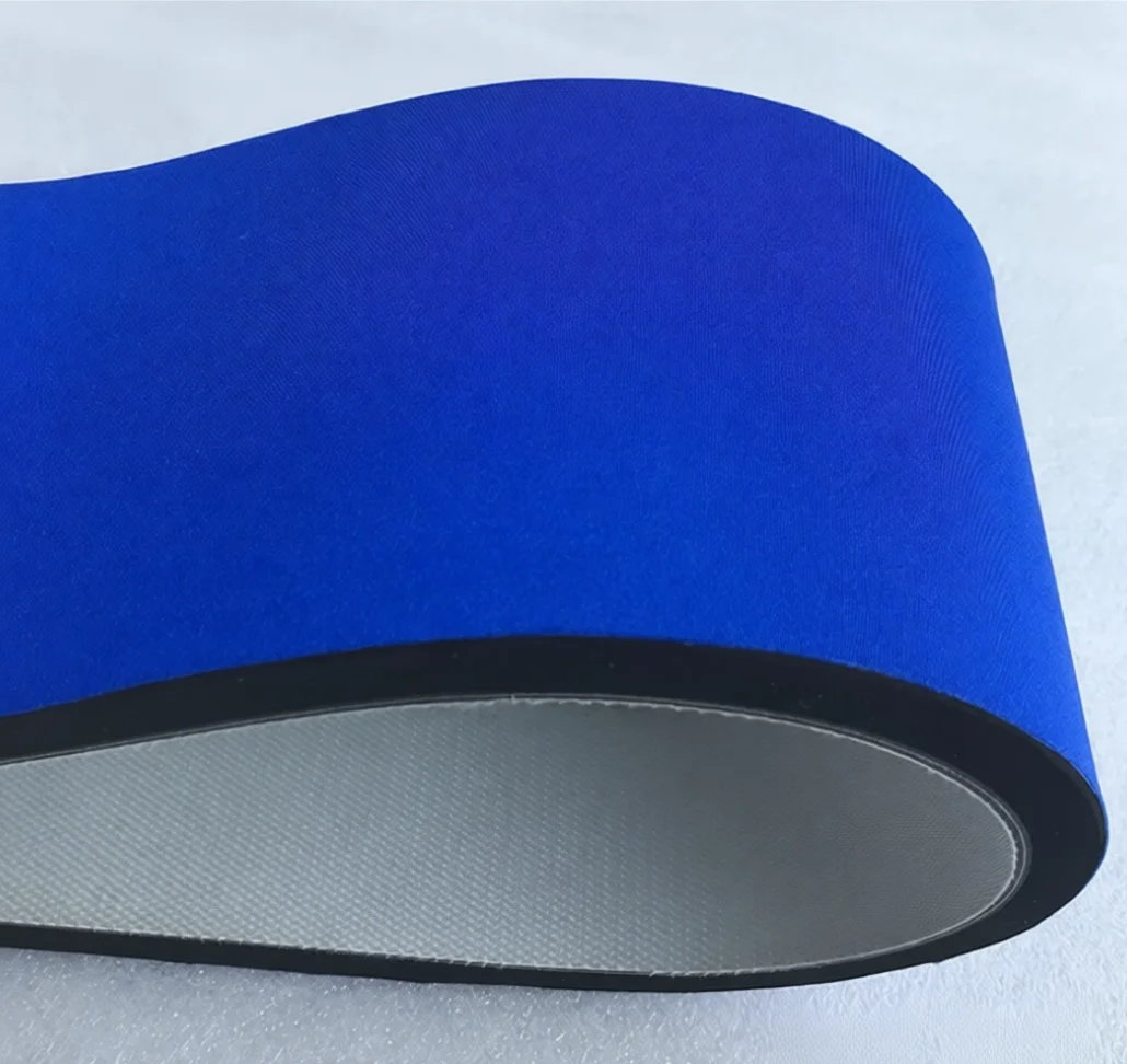 

Customized- Labeling machine belt blue cloth sponge conveyor belt