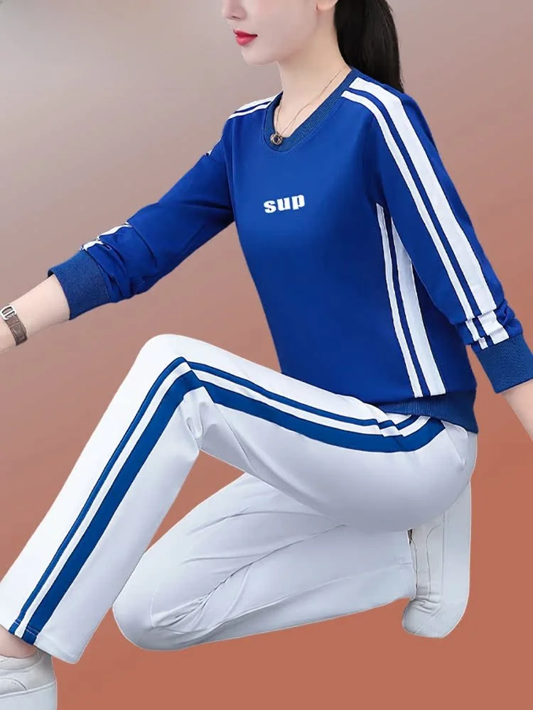TUCANO Woodpecker Square Dance Fitness Clothes Long Sleeve Sportswear Ghost Step Dance Set Women's Casual Sportswear
