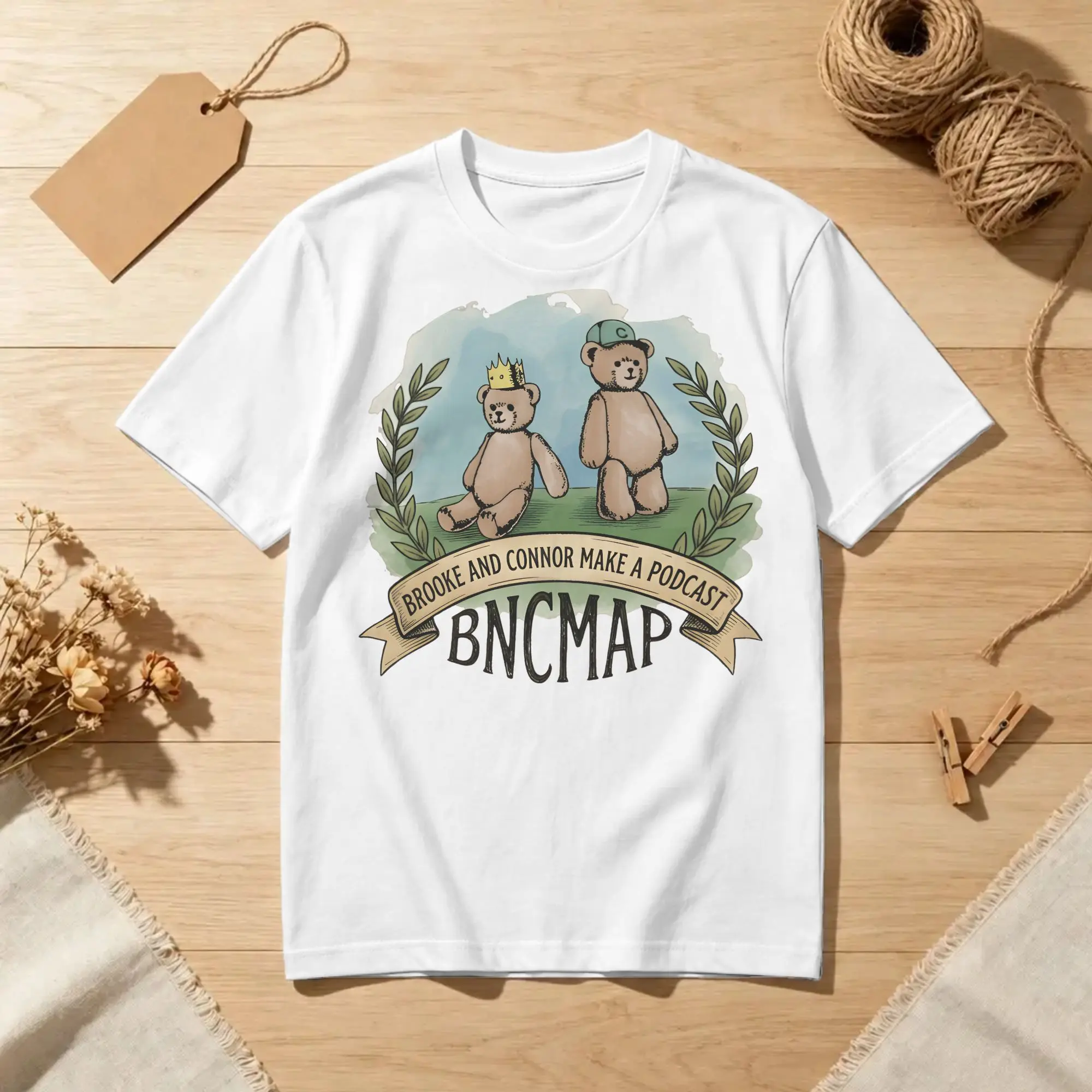 Bncmap Brooke & Connor Camping T Shirt Men Women's 100% Cotton Funny T-Shirt Round Neck  Tees Short Sleeve Tops Graphic Printed
