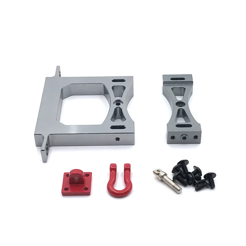 Aggiorna la parte trasversale del paraurti posteriore in metallo per WPL C14 C24 C34 C44 B14 B16 B24 B36 HengLong JJRC FeiYu RC ricambi auto
