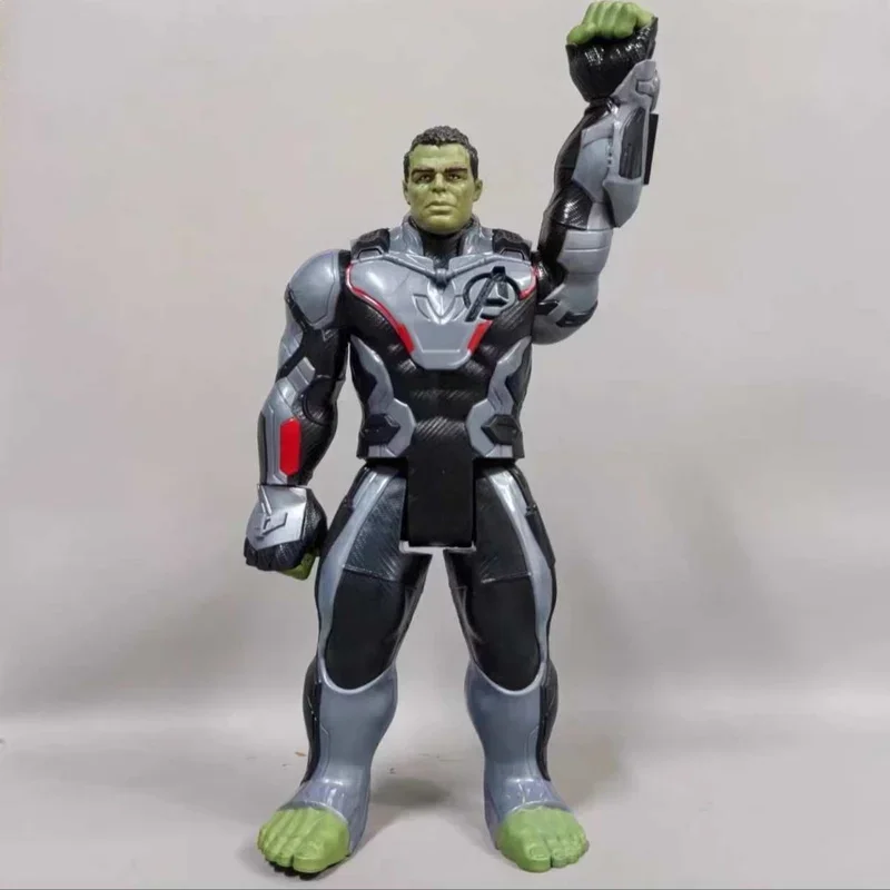 In Stock Anime 12 Inch Joint Movable Hulk Captain America Doll Figurine Desktop Ornament For Boys' Surprise Birthday Gift - view 3